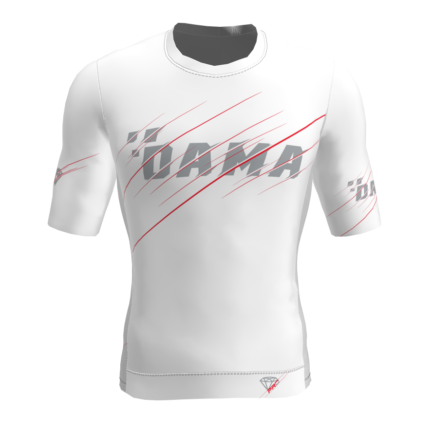 GLITCH BIANCA - MAGLIA MANICA CORTA DIAMOND PRO