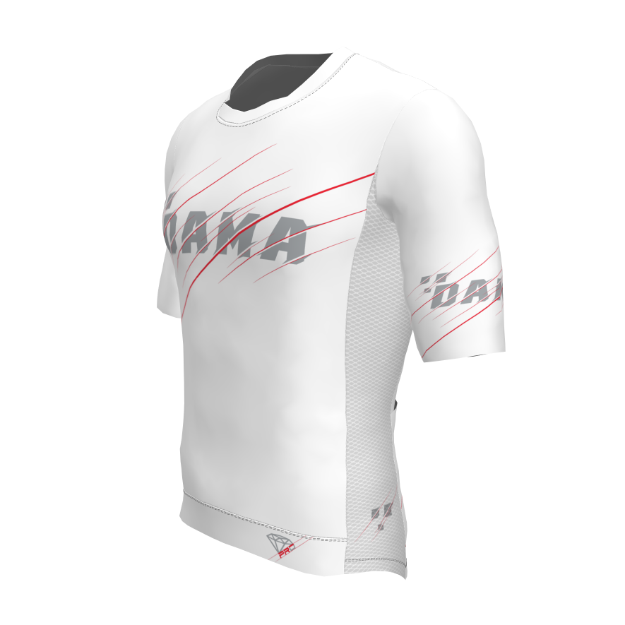 GLITCH BIANCA - MAGLIA MANICA CORTA DIAMOND PRO