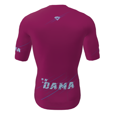 GLITCH BORDEAUX - MAGLIA MANICA CORTA DIAMOND PRO