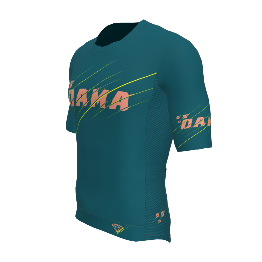 GLITCH VERDE - MAGLIA MANICA CORTA DIAMOND PRO