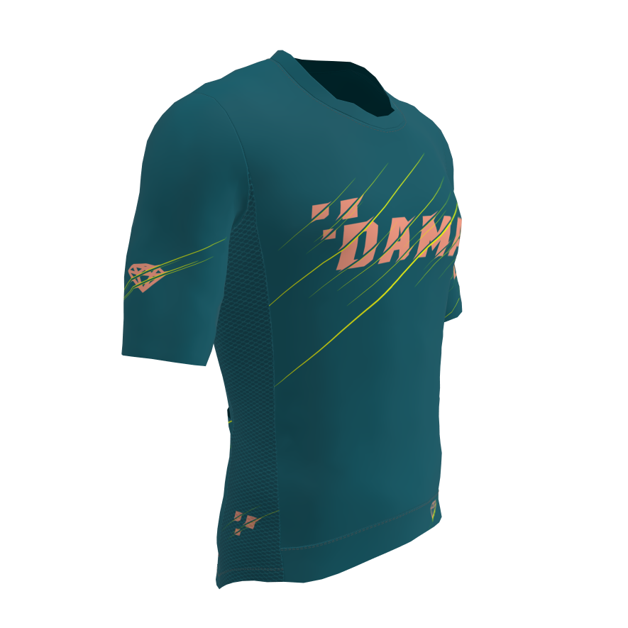 GLITCH VERDE - MAGLIA MANICA CORTA DIAMOND PRO