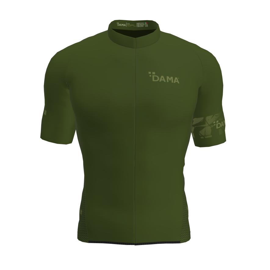 TINTA UNITA VERDE MILITARE - MAGLIA MANICA CORTA - OPALE