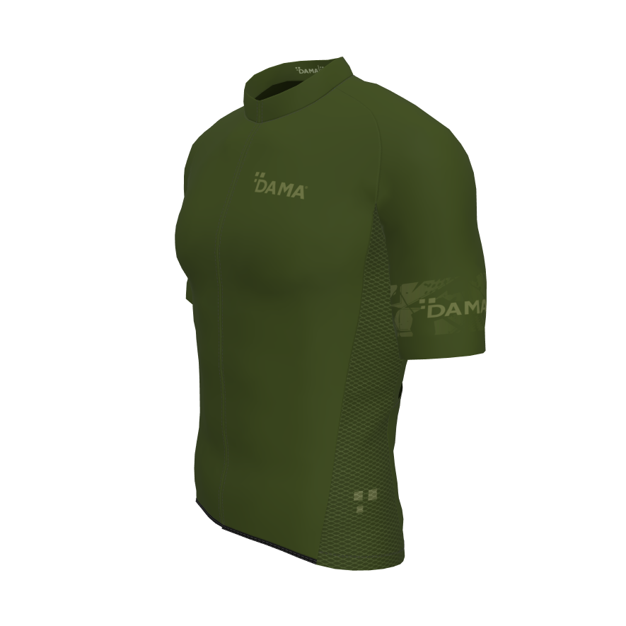 TINTA UNITA VERDE MILITARE - MAGLIA MANICA CORTA - OPALE