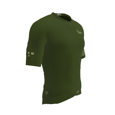 TINTA UNITA VERDE MILITARE - MAGLIA MANICA CORTA - DIAMOND